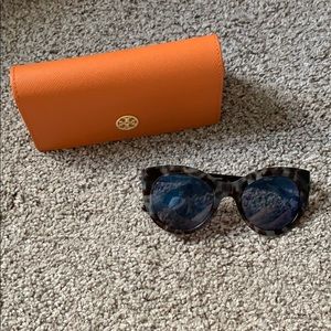 Blue Tortoise Tory Burch Sunglasses